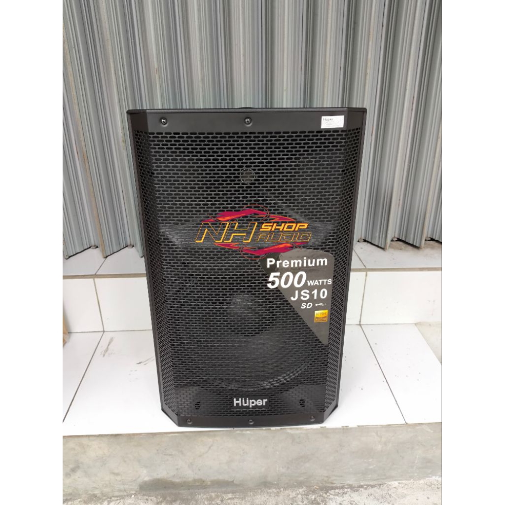 SPEAKER AKTIF HUPER JS10 SPEAKER AKTIF 15 INCH 500watt  HUPER JS10 ORIGINAL garansi resmi Spaker Akt