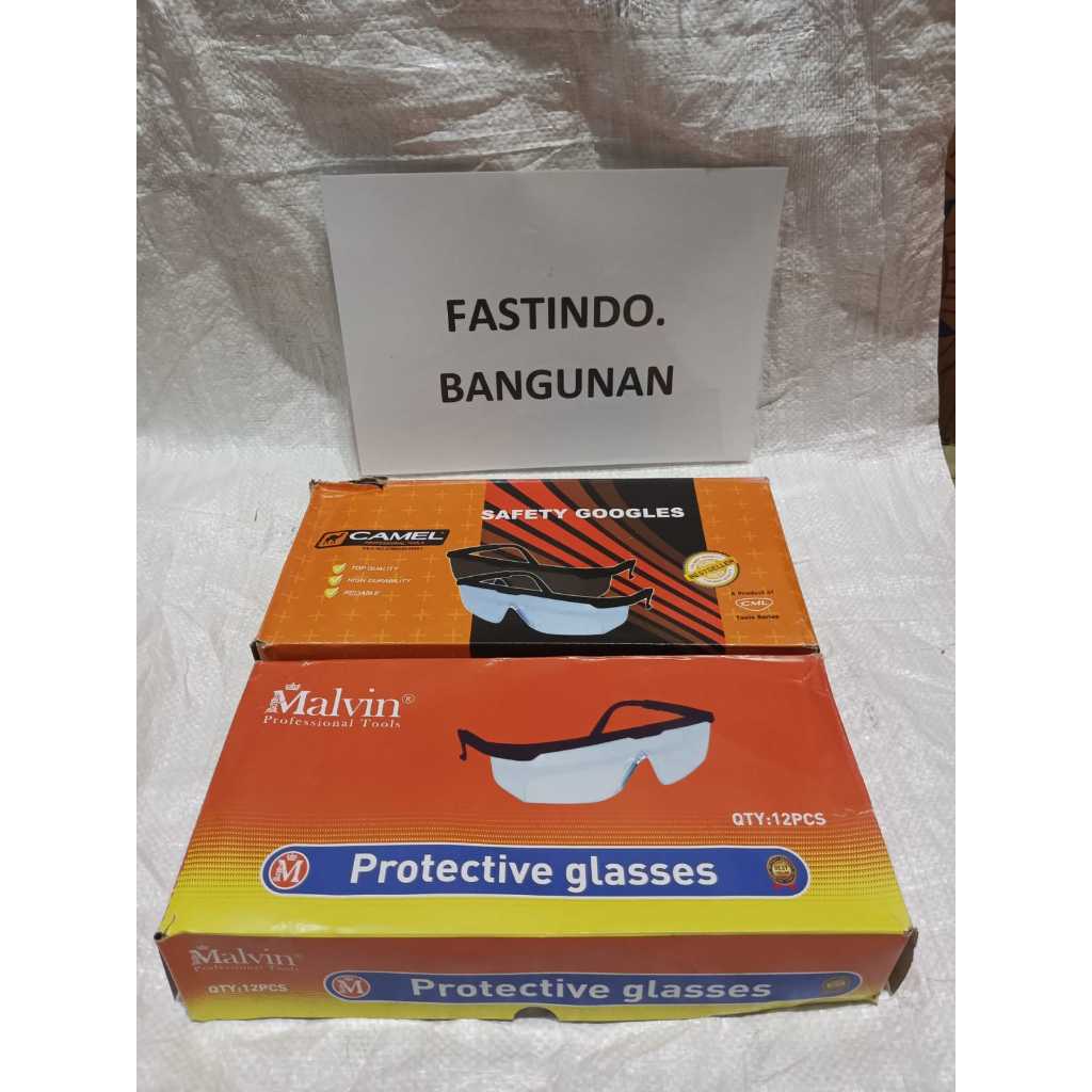 Fastindo - Kacamata Las Hitam & Bening