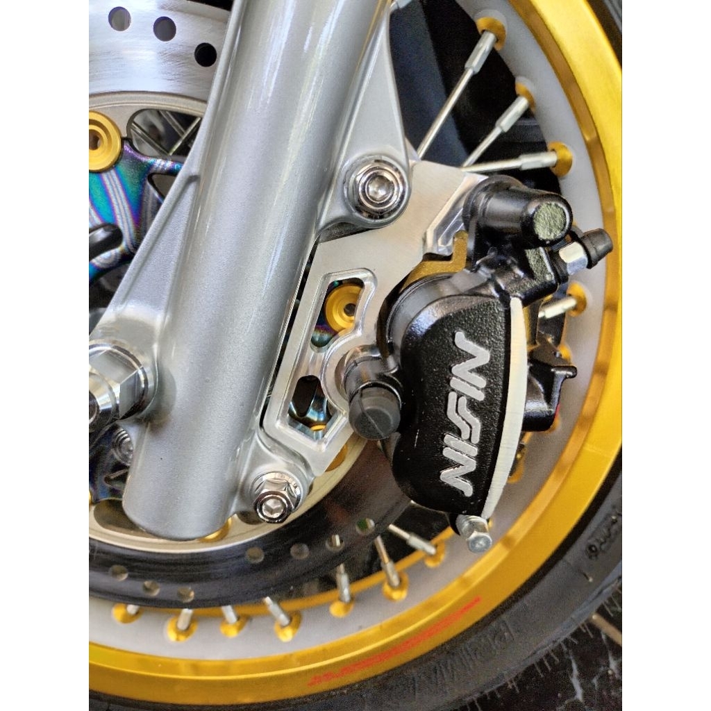 Breket Kaliper Nissin samurai Brake 2p Honda Vario Beat Scoopy disc 220 260