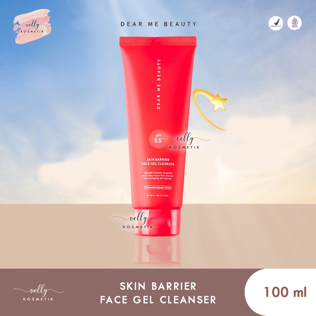 Dear Me Beauty Skin Barrier Face Gel Cleanser / Dear Me Beauty Facial Wash 100ml