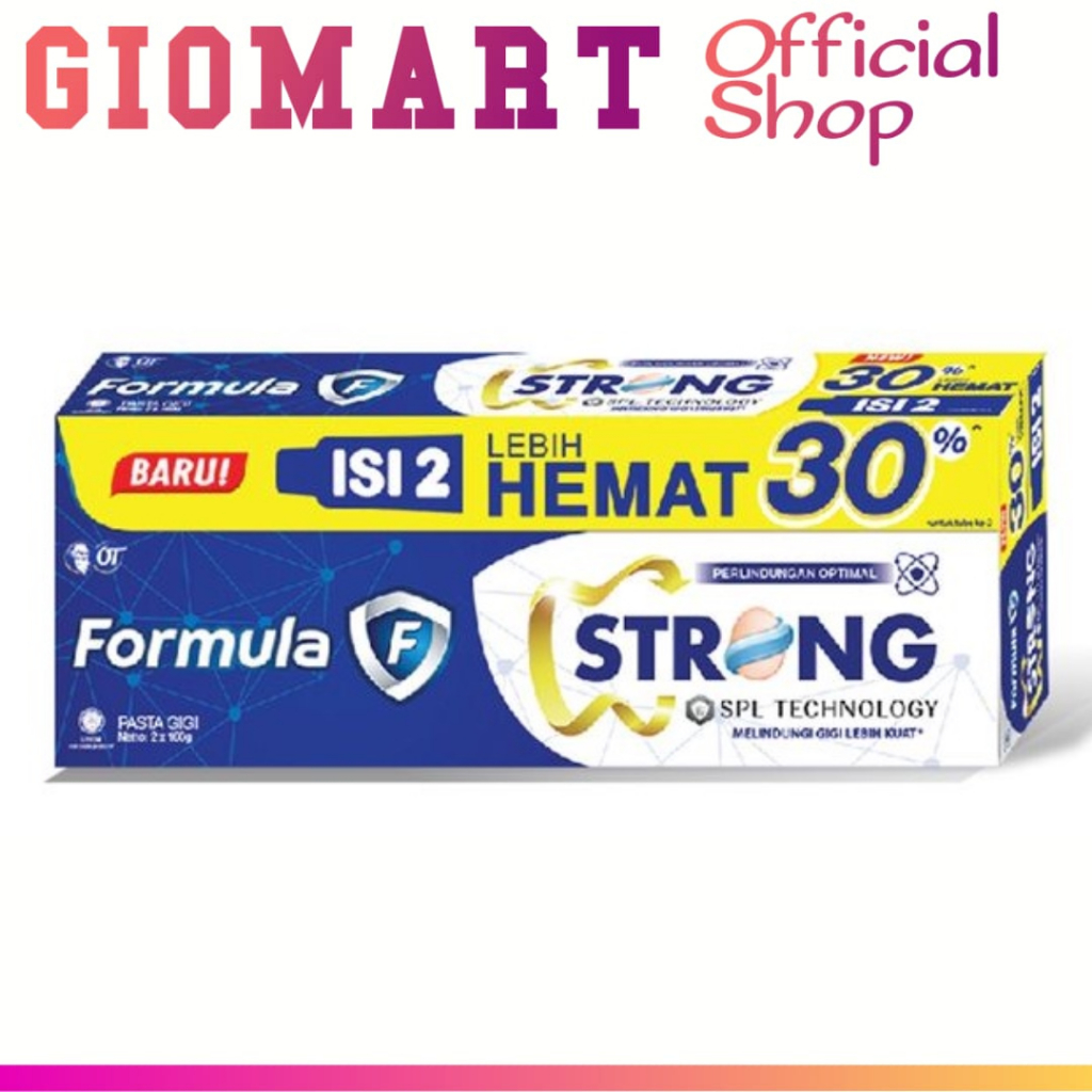 FORMULA Pasta Gigi Strong Twin Pack 160gr