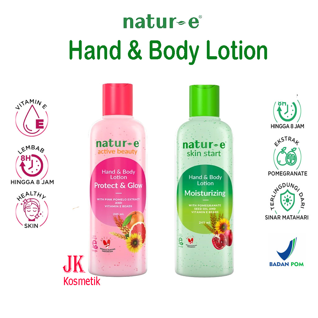 Natur E HandBody Lotion Moisturizing Protect Glow Natur-e BodyLotion