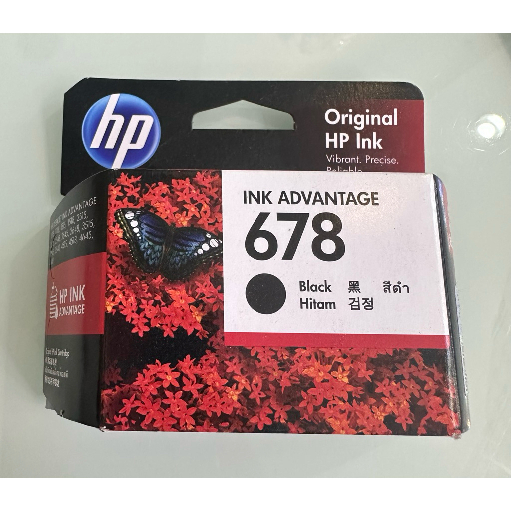 Tinta hp 678  BLACK hp Deskjet ink  ADVANTAGE 1 015,1018,1515,1518,2515,3545,3548,4515,4518,4645,464