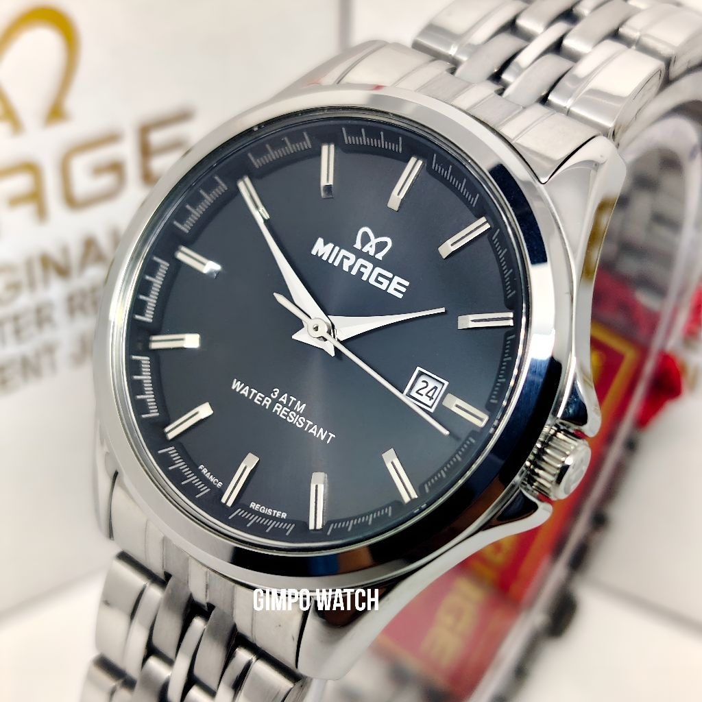 MIRAGE JAM TANGAN ANALOG WANITA ORIGINAL 8709BRP-L