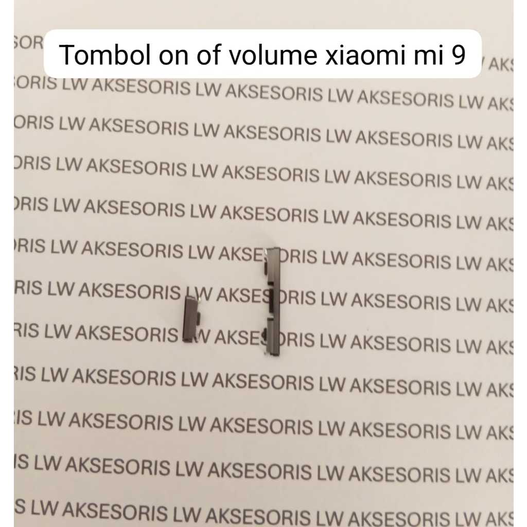 Tombol Power On off Volume Luar Xiaomi Mi 9 Mi9