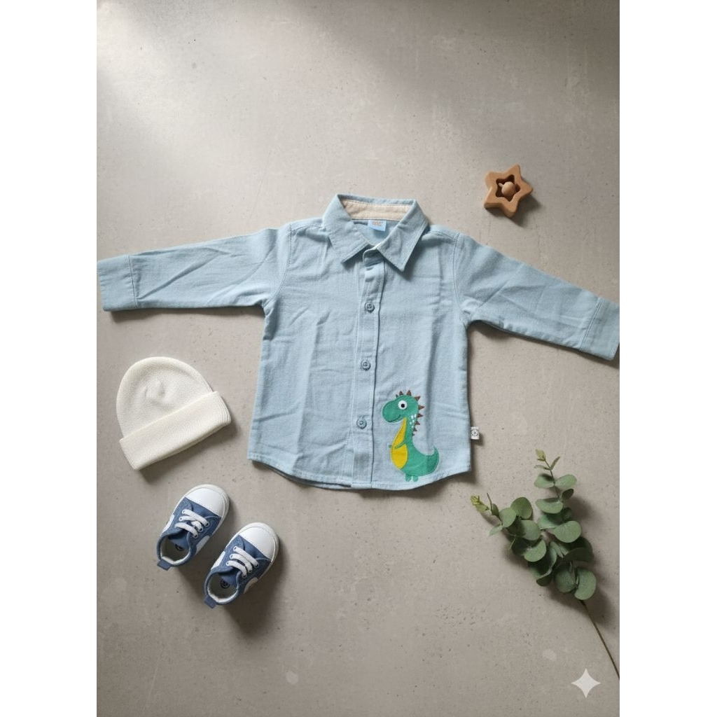 preloved kemeja dino anak NZ bear