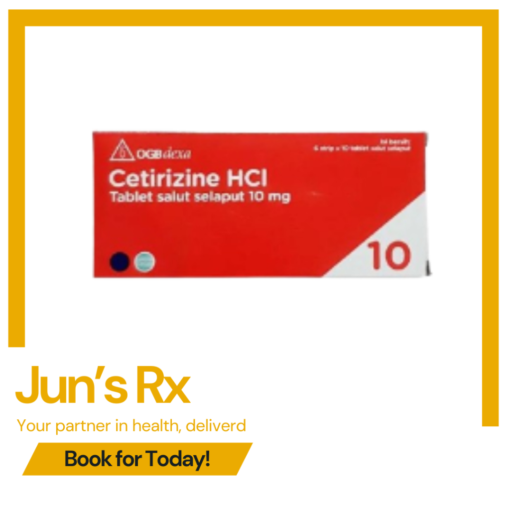 Cetirizine Box  60 Tablet - Dexa Medica
