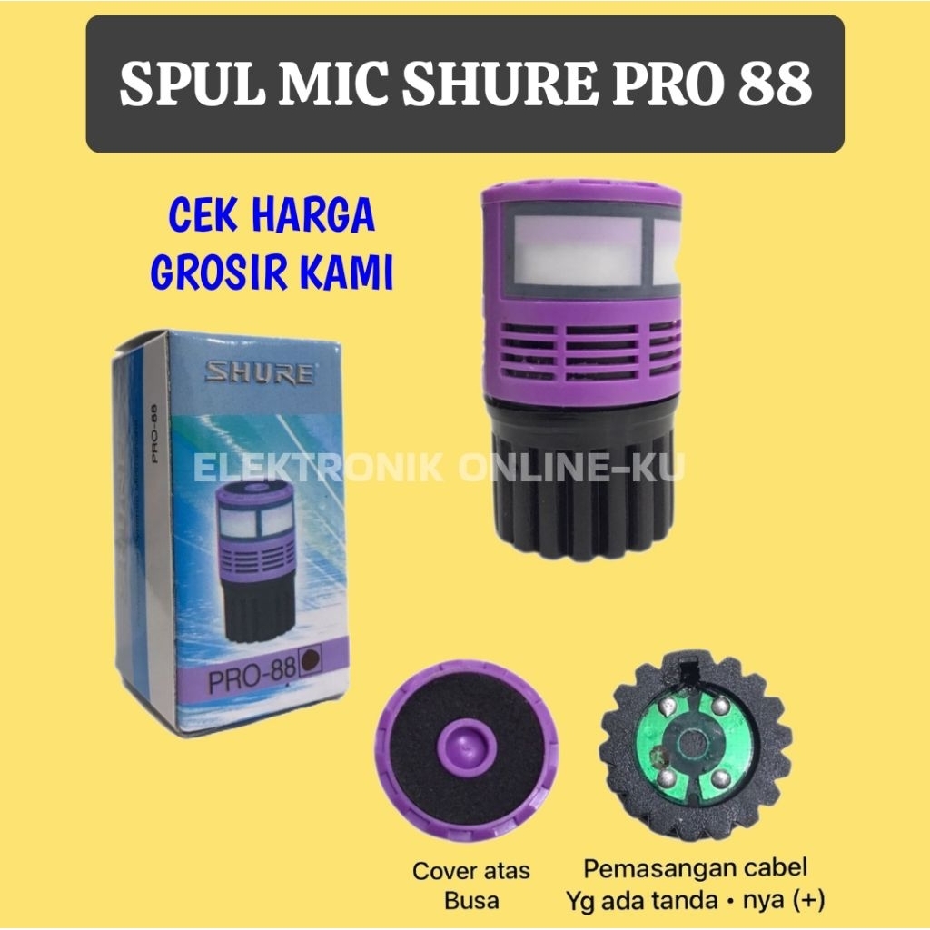 SPUL MIC SHURE PRO-88