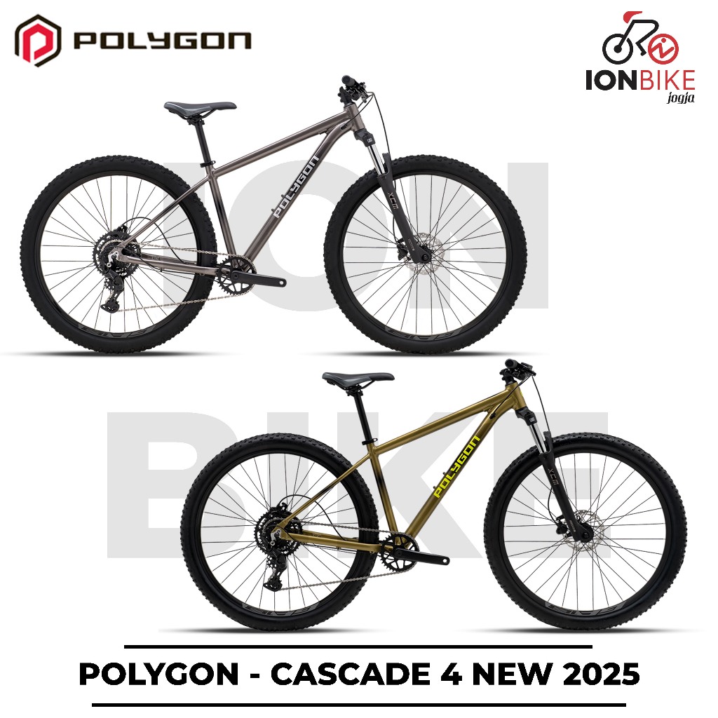 Sepeda MTB 27.5 Inch Polygon Cascade 4 Terbaru Frame Alloy BLACK 4.0 New Edition Gunung Murah Ringan