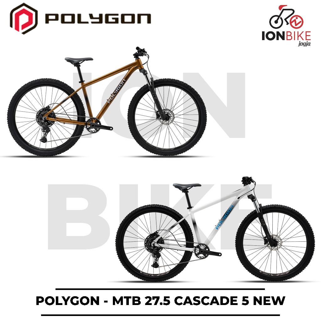 Sepeda MTB 27.5 Inch Polygon Cascade 5 Terbaru Frame Alloy 5.0 New Edition Gunung Murah Ringan Awet 