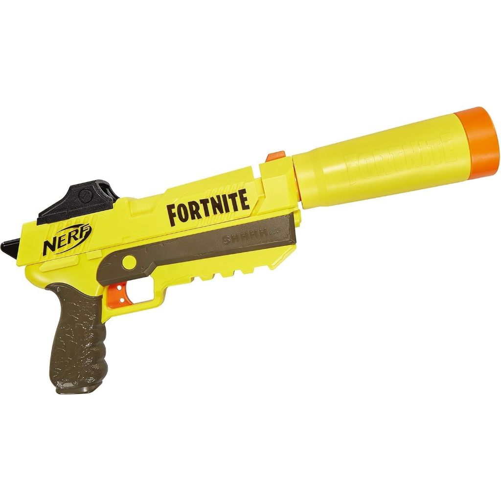 NERF Fortnite SP-L Elite Dart Blaster with Detachable Barrel and 6 Official Nerf