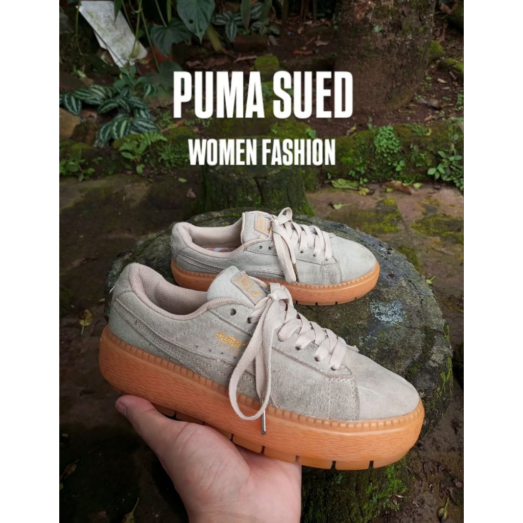 SEPATU PUMA SUED WOMEN SNEAKERS WANITA SECOND PRELOVED