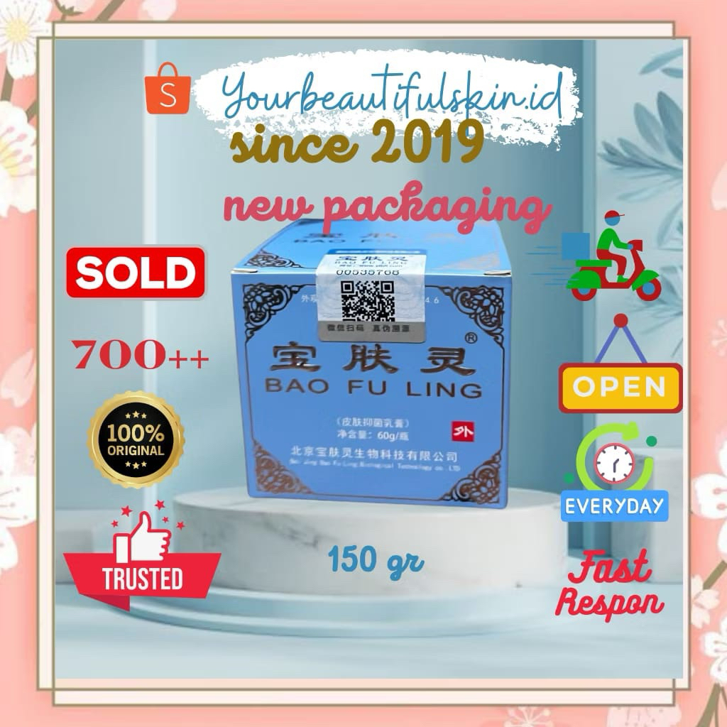 SALEP KREM ANTIBACTERIAL BAO FU LING 150GR EXP 04/2027