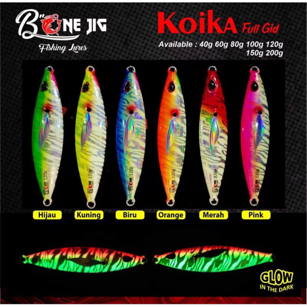 Metal Jig Koika full gid by Bone Jig