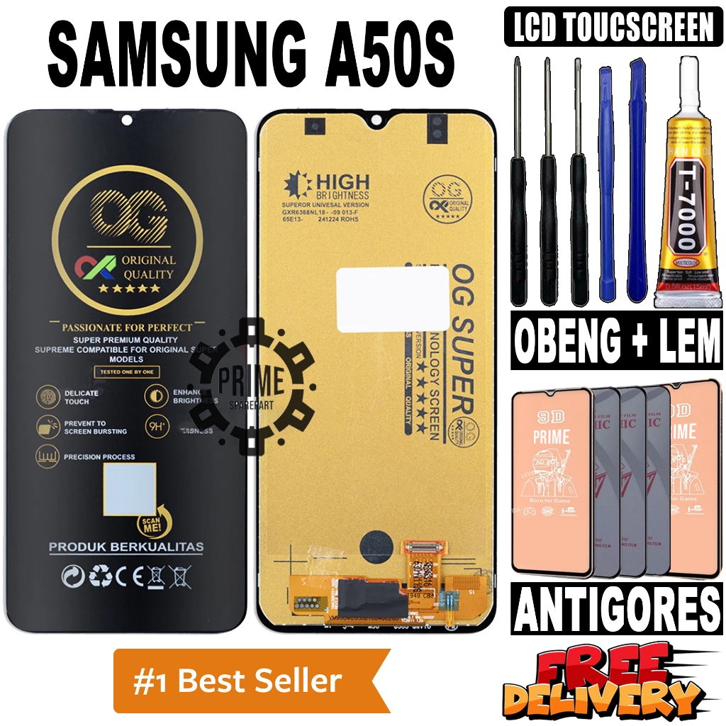 LCD SAMSUNG A50S ORIGINAL OEM LCD TOUCHSCREEN SAMSUNG A50S FULLSET