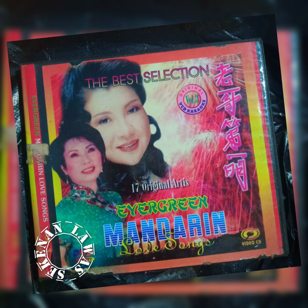 VCD Mandarin Karaoke The Best Selection Evergreen Mandarin Love Songs / Bootleg Lawas (Cover Sedikit