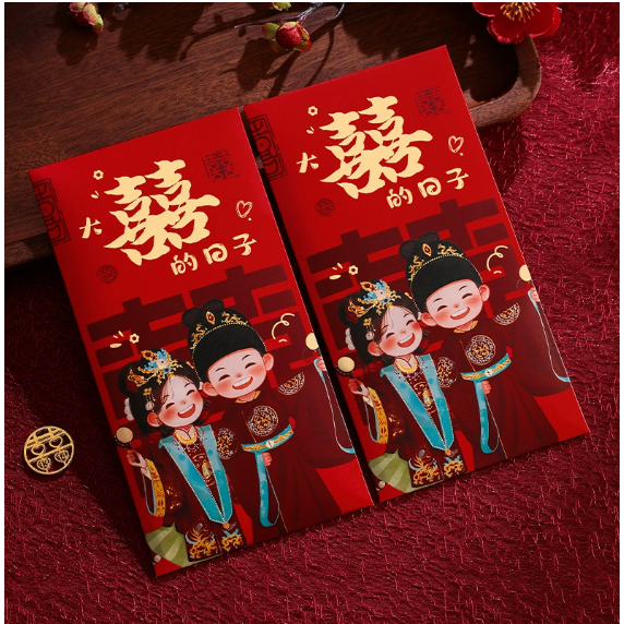 6pcs Angpao Wedding Sangjit  /Angpao Tebal Premium Angpao  / Angpao Teapai