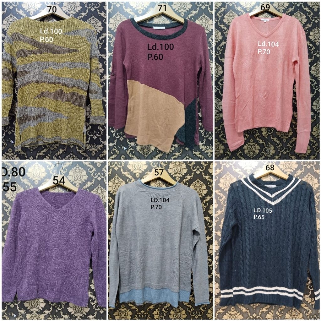 Sweater Rajut Wanita Preloved
