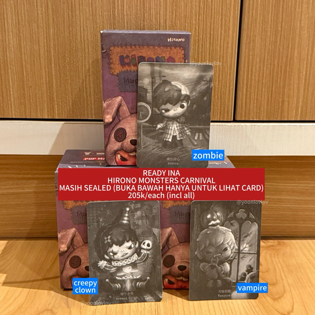 READY INA HIRONO MONSTERS CARNIVAL SEALED