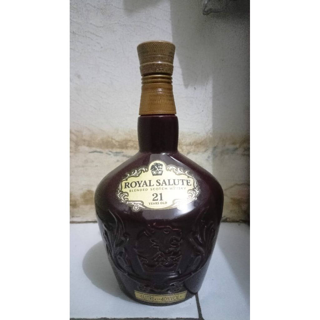 Jual Botol Bekas Royal Salute 21 Y.O The Destiny Blended Scotch Whisky - SIZE SATU LITER