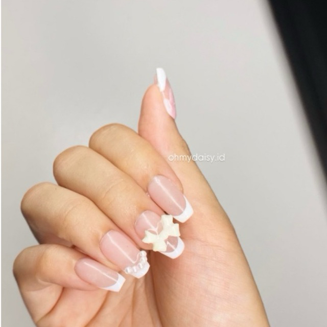 Kuku Palsu Press on Nails wedding wisuda Nail Art