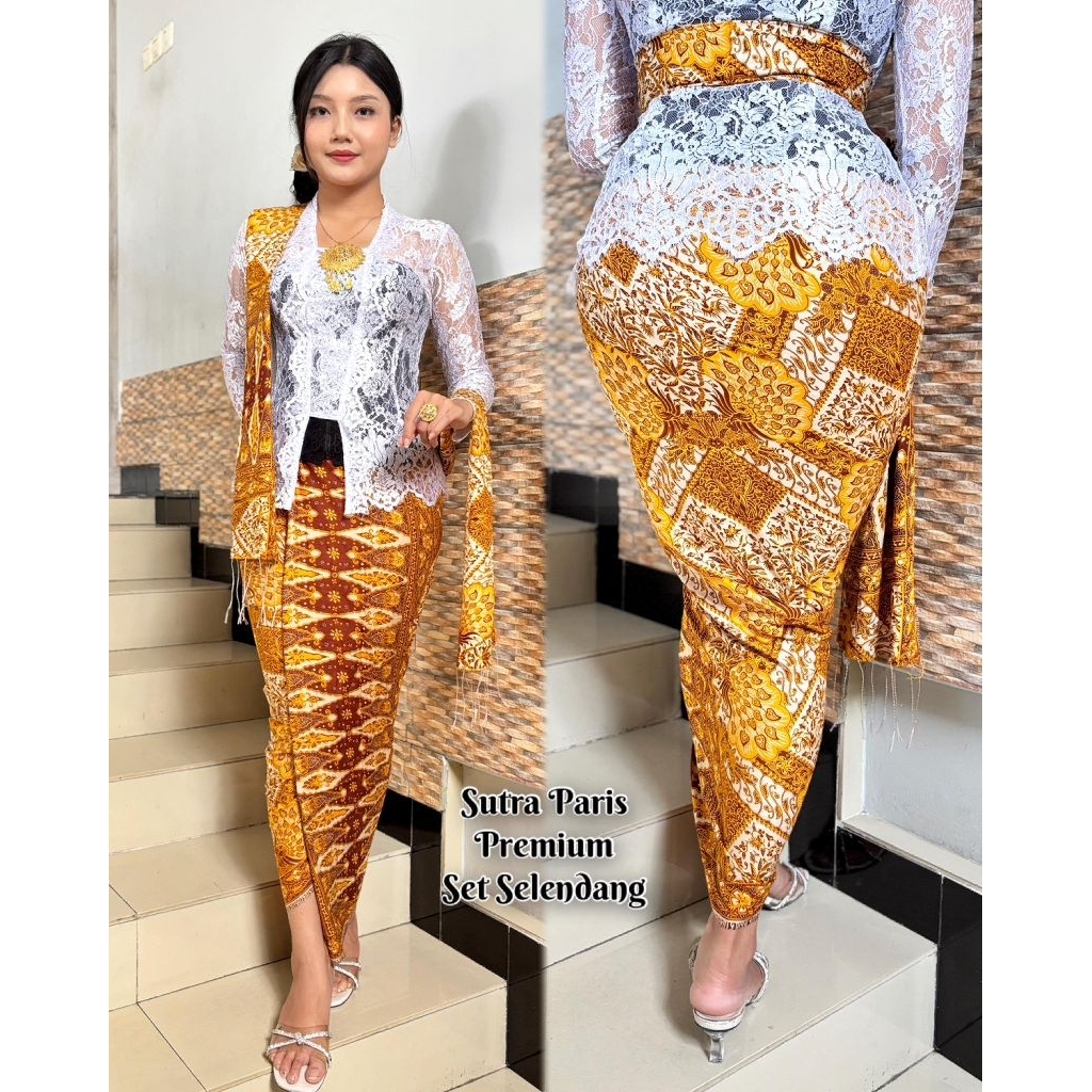 Kamen Sutra Paris Set Selendang Premium Terbaru|Lembaran Kamen Sutra Paris Set Selendang