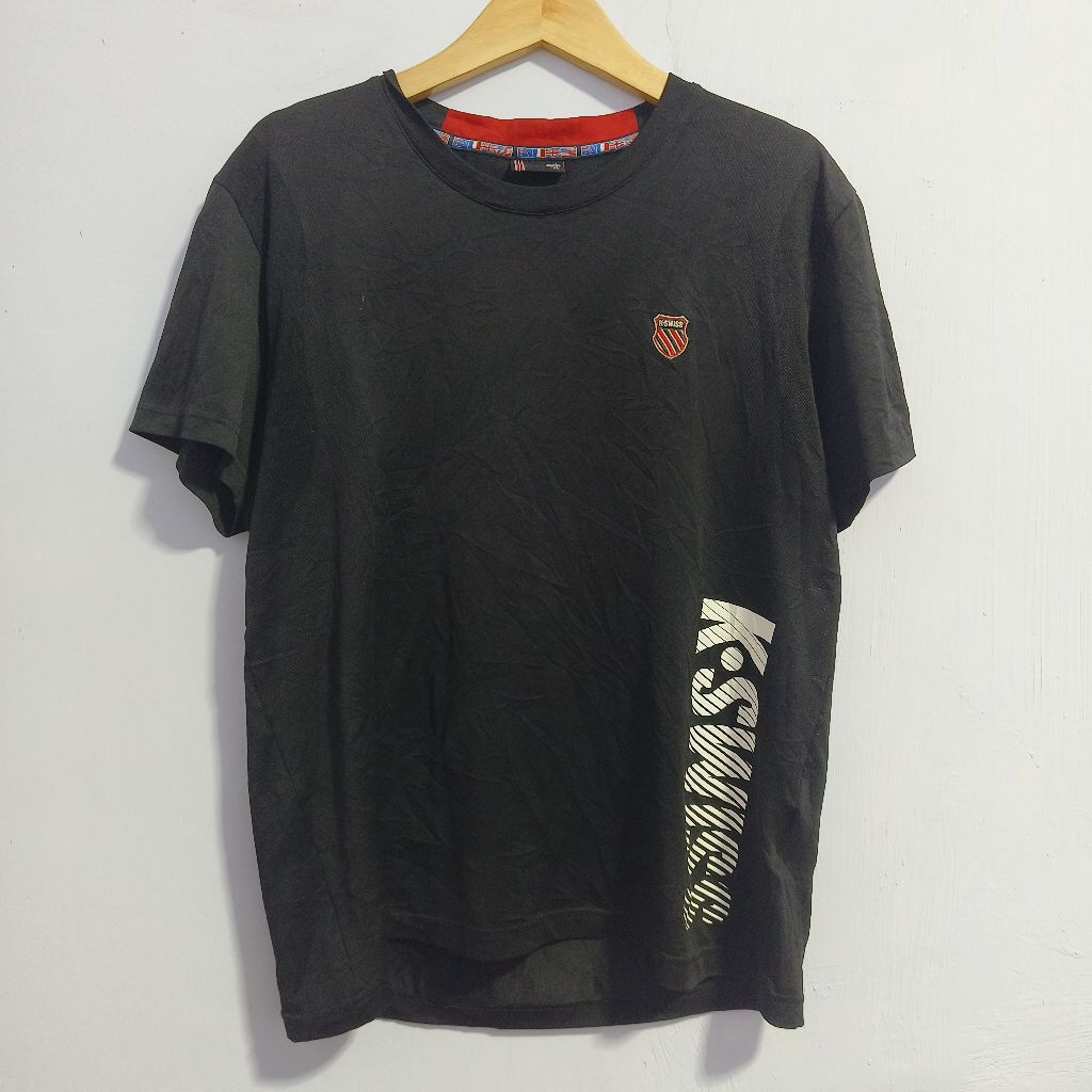 Preloved K-Swiss Jersey Hitam