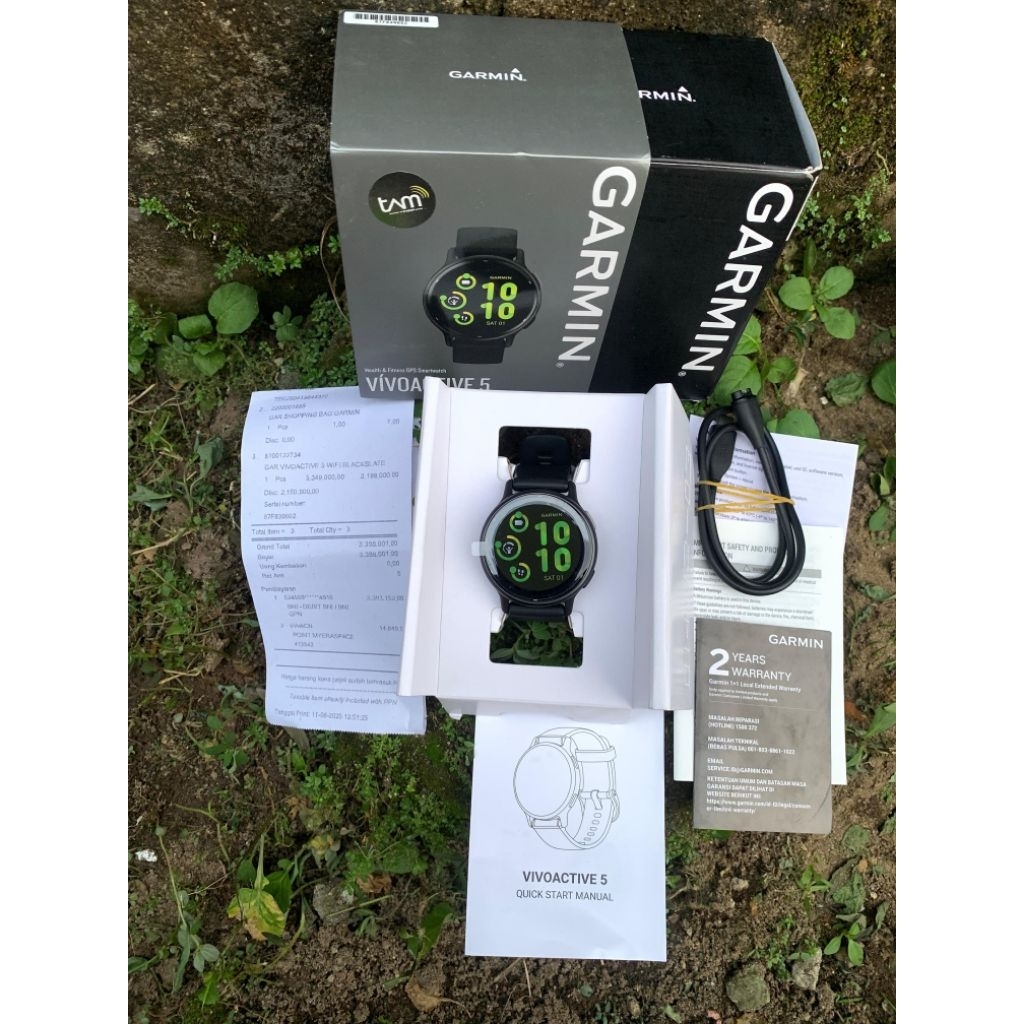 Jam Tangan Smartwatch Garmin Vivoactive 5 Lengkap Bekas Original
