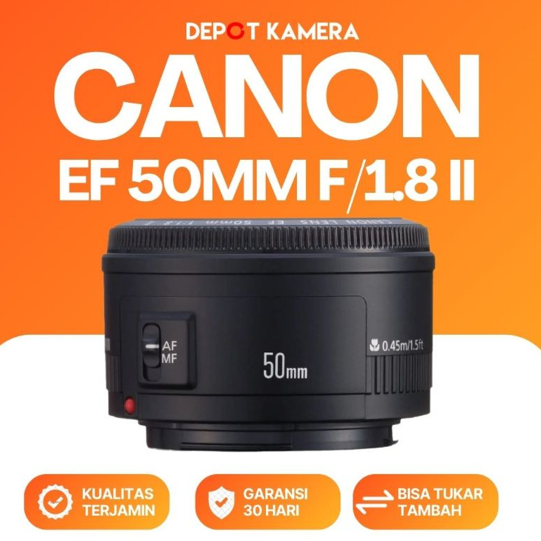 ( DEPOT KAMERA ) SECOND - CANON EF 50MM F/1.8 II