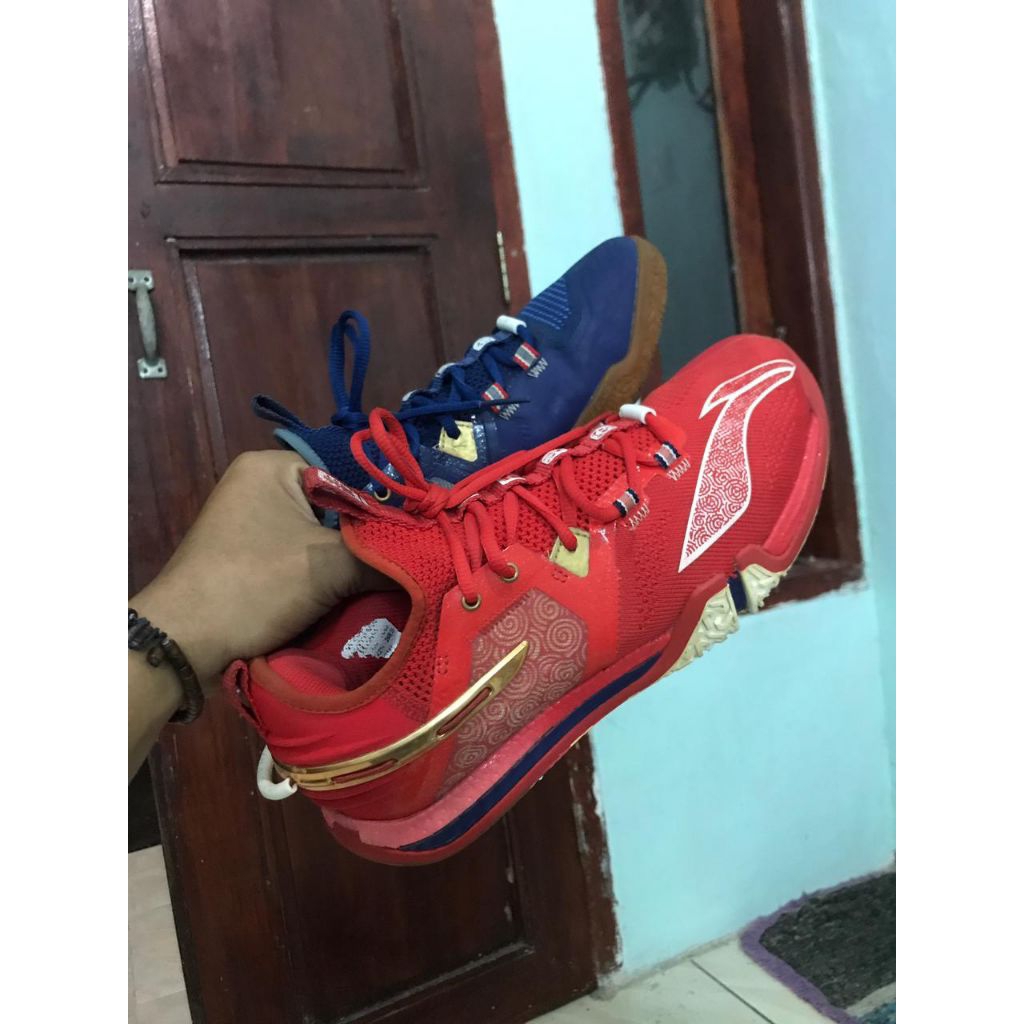 sepatu badminton Lining sagapro oliympic tokyo 2020