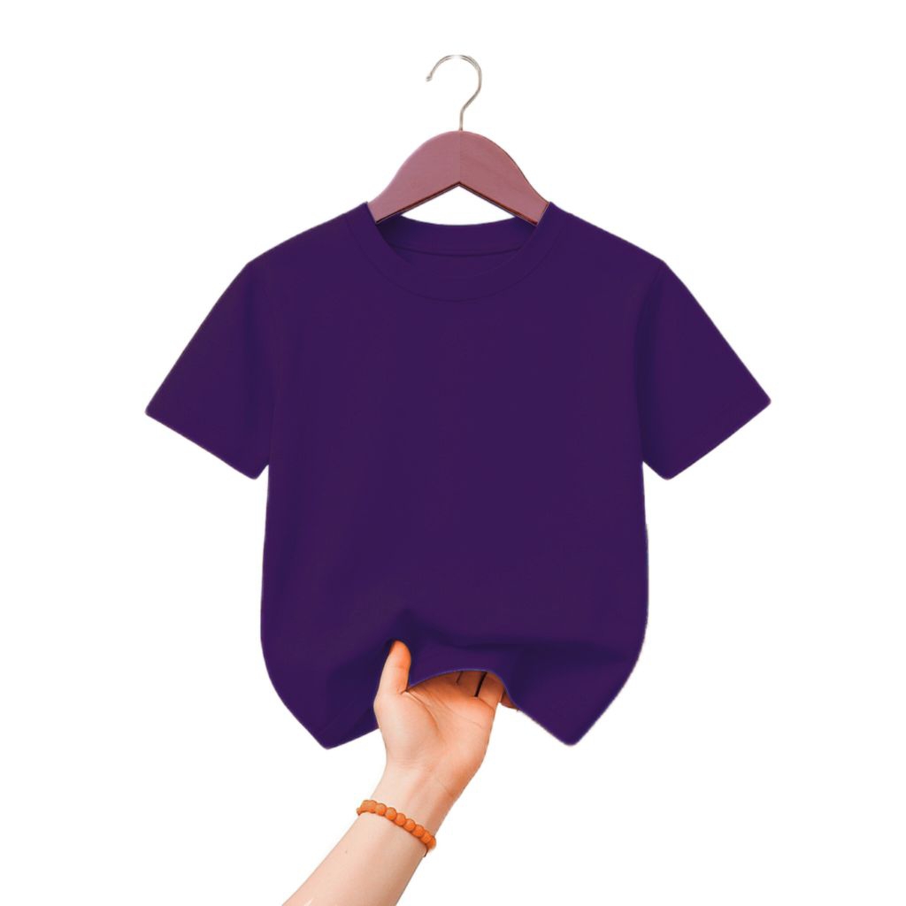 KAOS POLOS UNGU/VIOLET 30s ANAK
