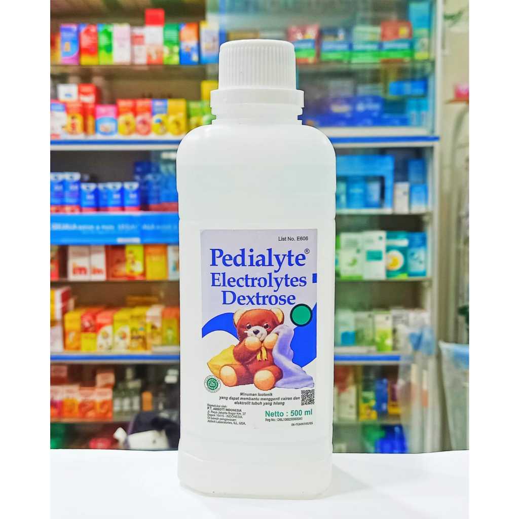 PEDIALYTE ELECTROLYTES DEXTROSE (BOTOL 500ML) - PENGGANTI CAIRAN AKIBAT DIARE/MUNTAH