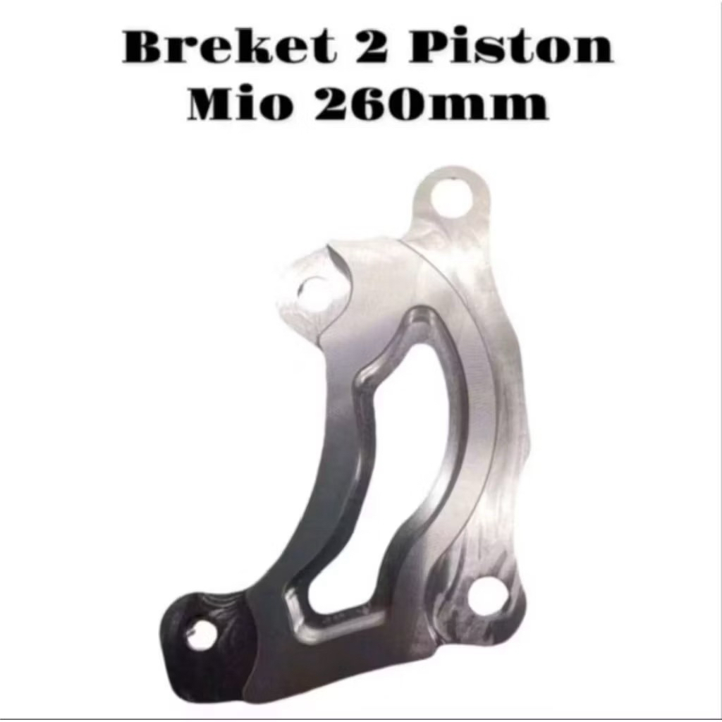 BREKET KALIPER 2 PISTON PLUS BREKET MIO SOUL MIO SMILE MIO Z MIO M3 DLL