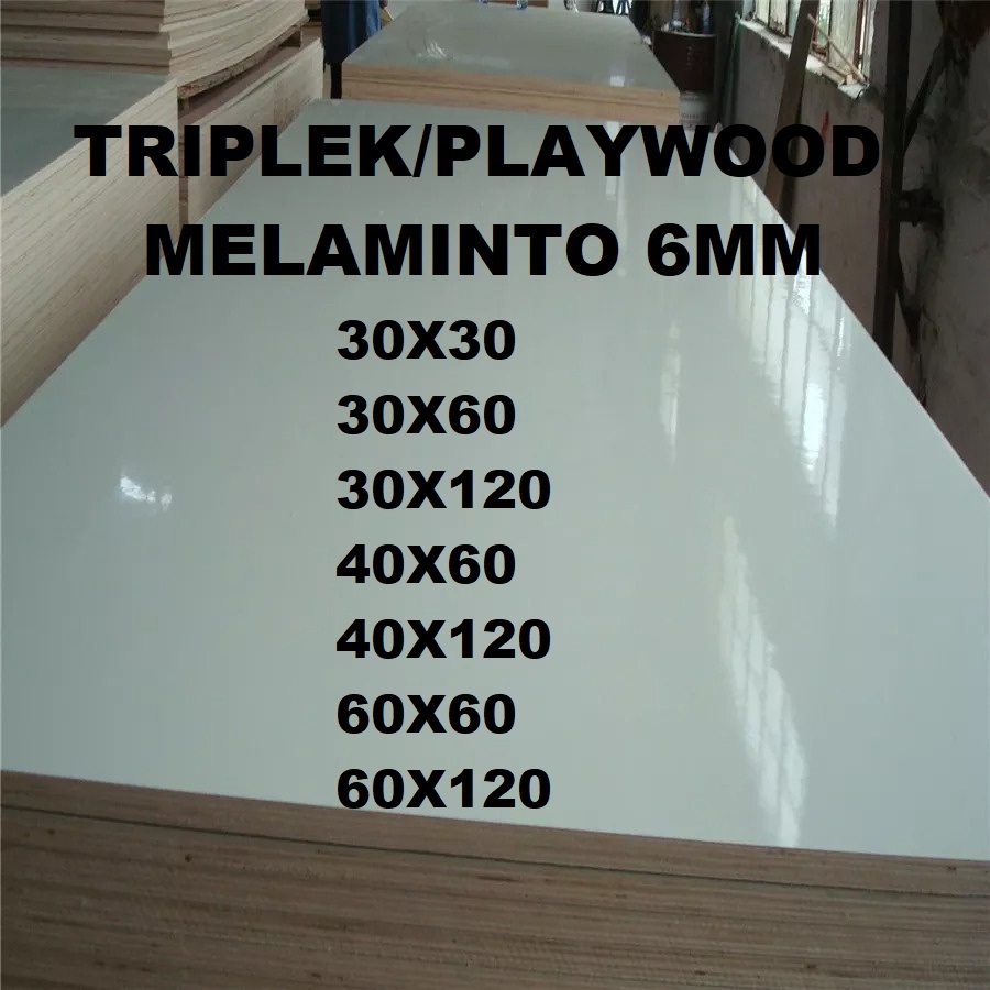 BARMINDO PLYWOOD - TRIPLEK MELAMINTO 6MM / TRIPLEK MELAMIN POTONGAN TERMURAH