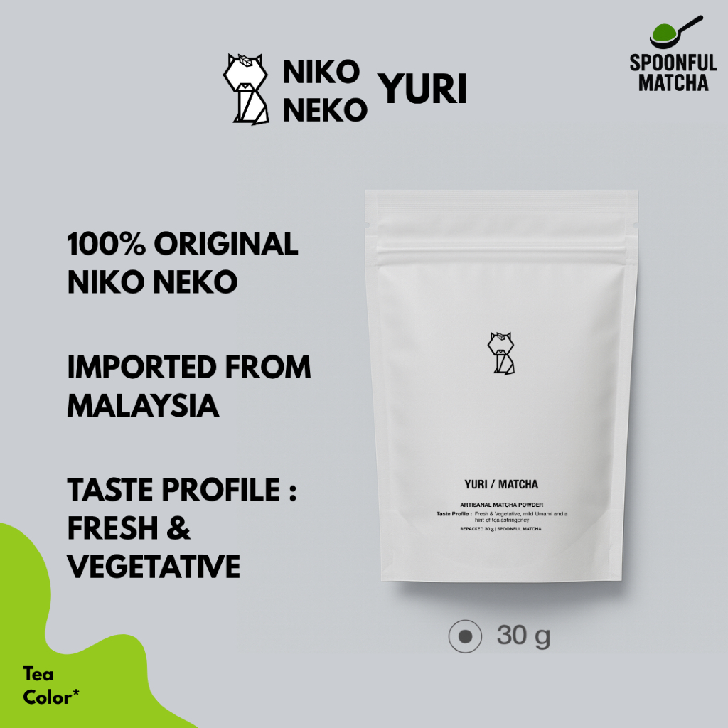 [READY STOCK] Niko Neko Matcha - Yuri Ceremonial Grade Matcha 6g / 30g (Repacked)