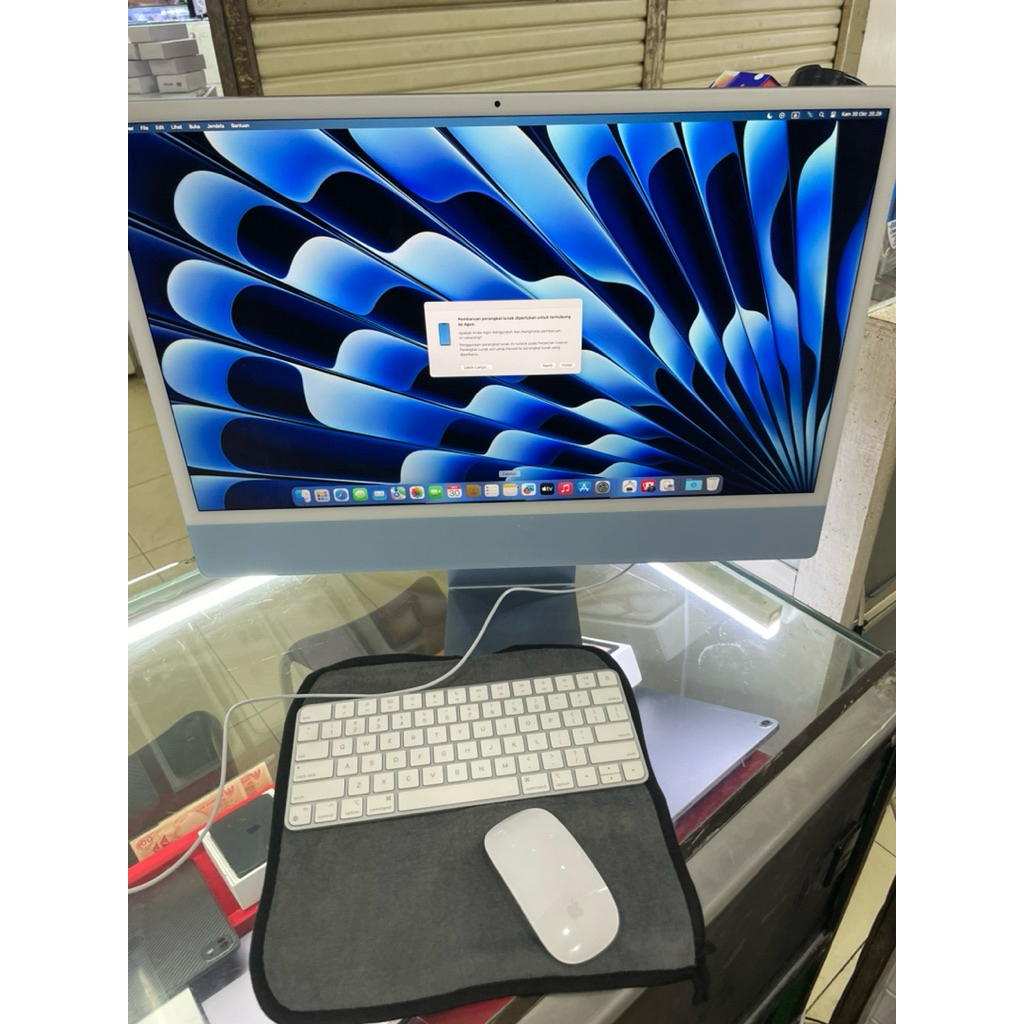 iMac M1 24" ram 16gb/2tb 4 port bekas original