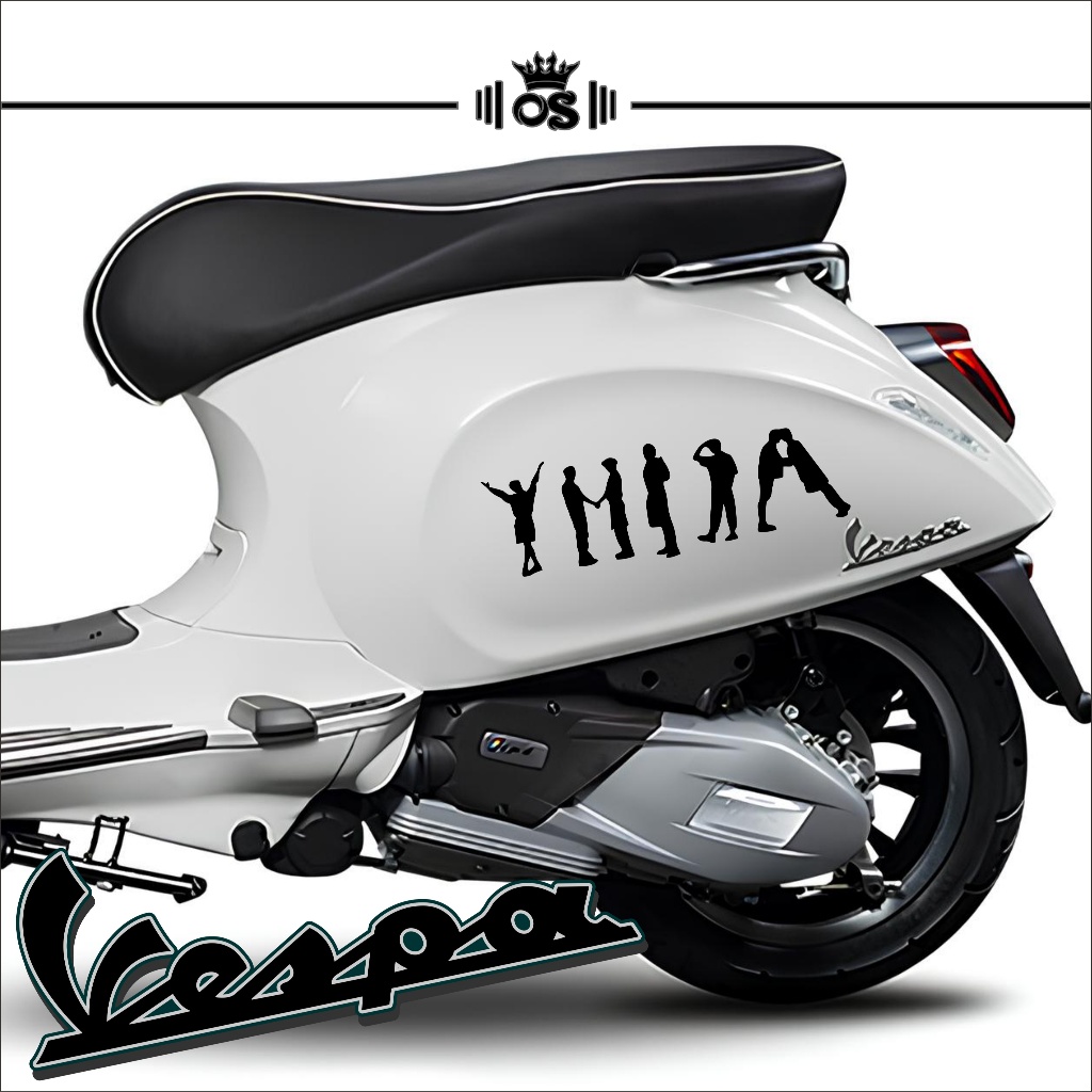 STRIPING VESPA SPRINT & PRIMAVERA / MTF 26 / CUTTING STIKER VESPA SPRINT / STIKER VESPA / SIMPLE