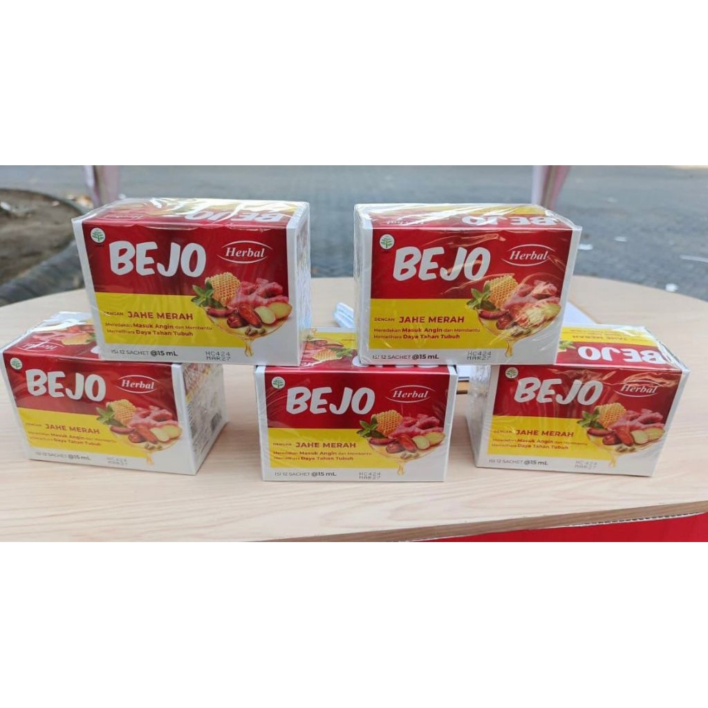 Bejo Jahe Merah ( 1 Pack isi @12 Sachet ) Beli 2 Pack FREE 1 Pack Bejo Jahe Merah