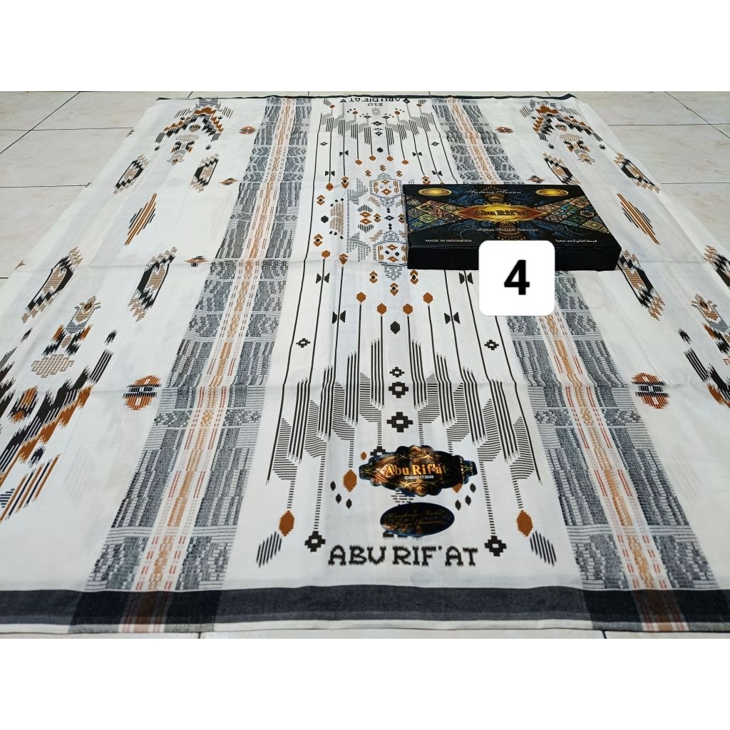 COD Sarung Abu Rifat print Dan songket Motif BHS Bahan super lembut