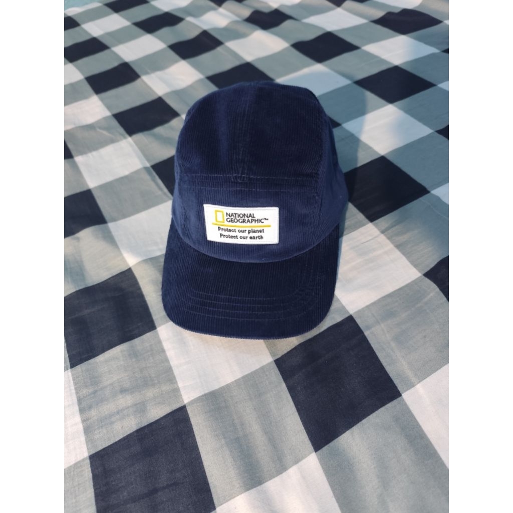 Topi national geographic 5 panel corduroy original100%