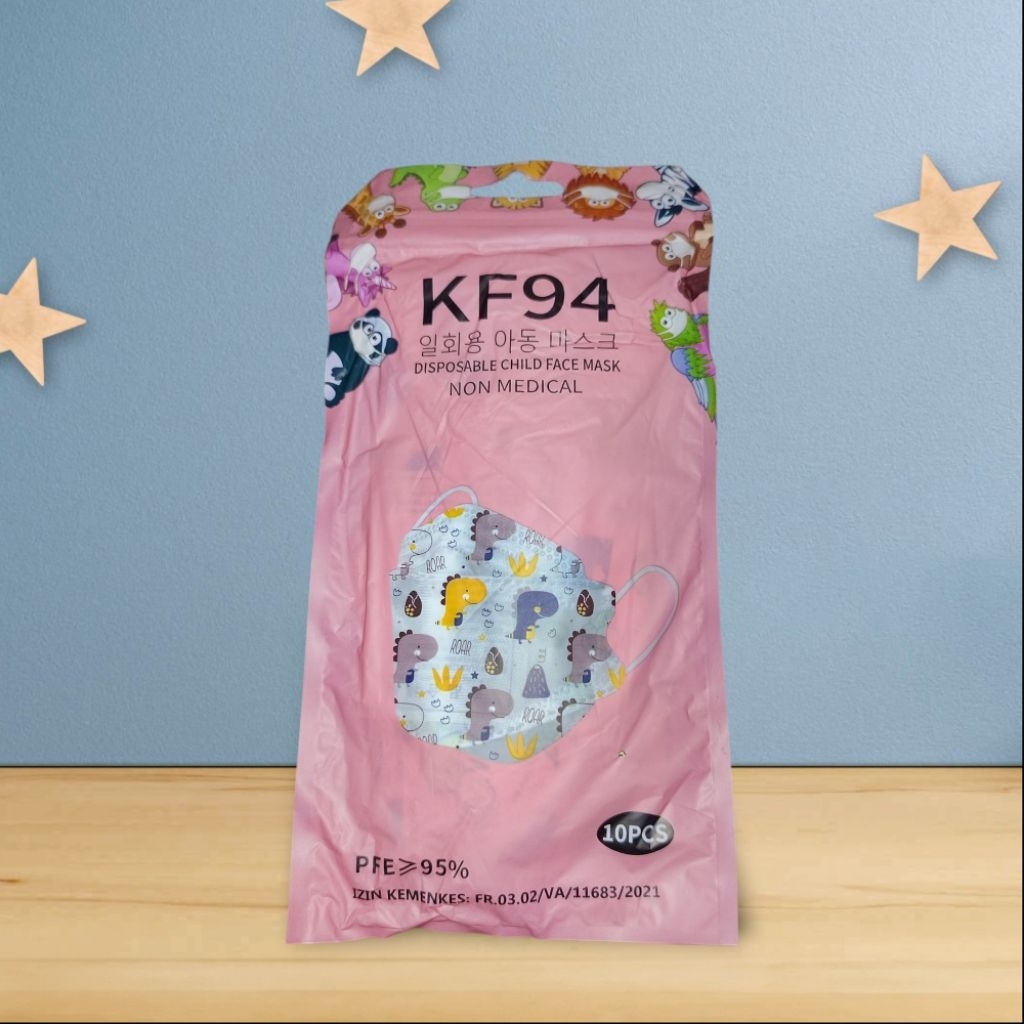 MASKER ANAK KF94 KARAKTER isi 10pcs