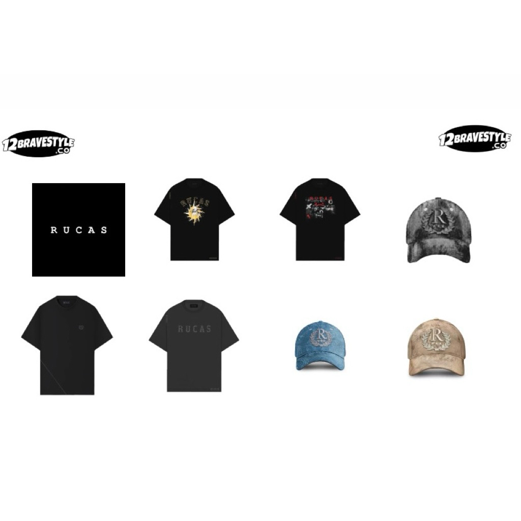 T-SHIRT/TOPI RUCAS.CO 100% ORIGINAL