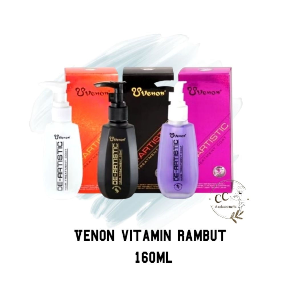Venon Vitamin Rambut Merah/Ungu/Hitam