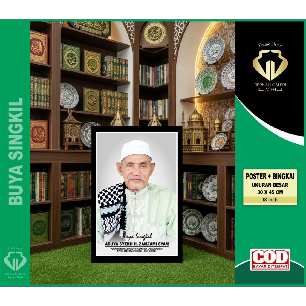 POSTER ULAMA ACEH / BUYA SINGKIL