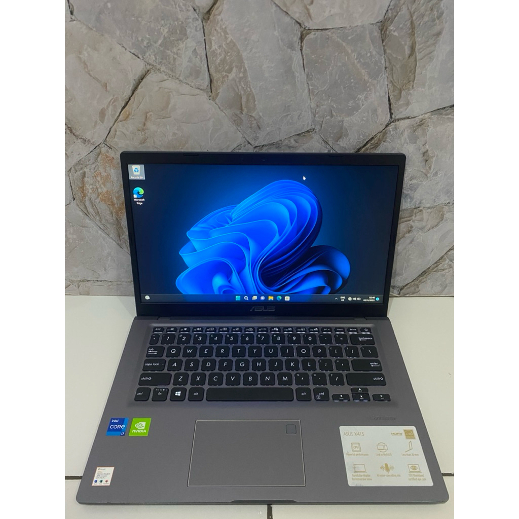 Asus vivobook A416ep intel i7-11th ram 8 gb ssd 512 gb nvidia 2 gb mx 330 fhd ips windows 11 ori