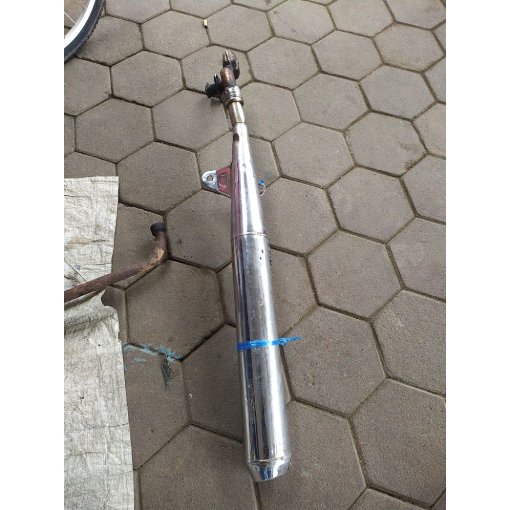 knalpot kenalpot Suzuki rc 100 rc 80 standar original orisinil