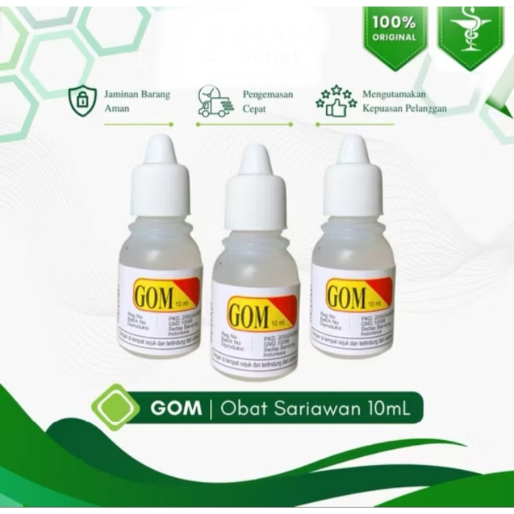 GOM TETES OBAT SARIAWAN SLIM ANAK 10ML ORIGINAL