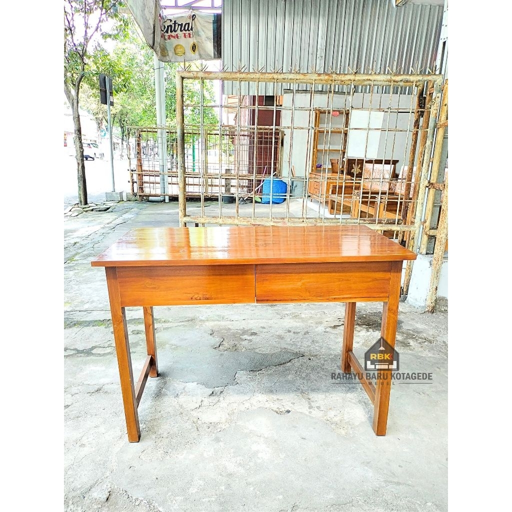 Meja Kantor Kayu Jati Meja Kantor Meja Belajar Kayu Meja Tulis Jogja