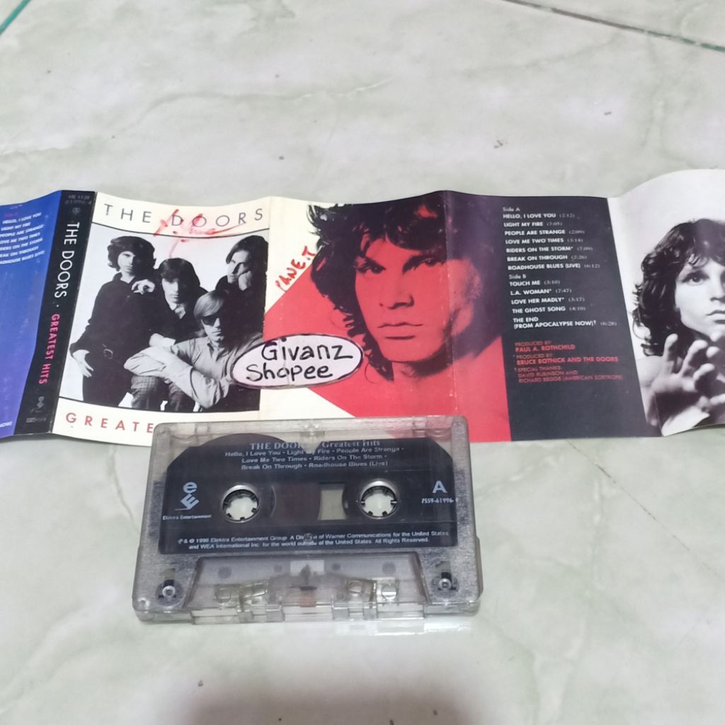 kaset pita THE DOORS - Greatest Hits