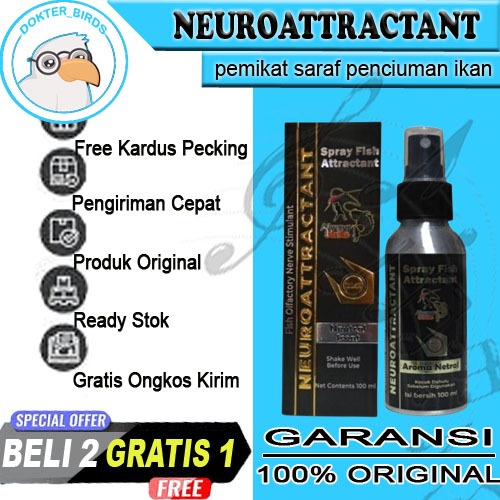 Neuroattractan spray asli always strike campuran umpan pancing
